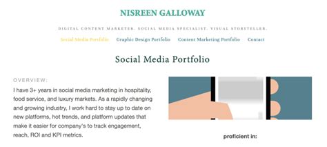 Create A Social Media Portfolio That Gets You Hired With Examples