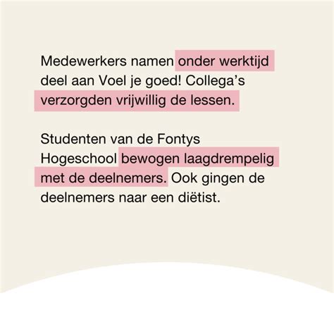 Stichting Lezen En Schrijven On Twitter De Leefstijlinterventie Voel