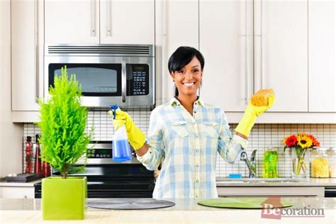 Some Advices For Cleaning The Kitchen Quickly Becoration