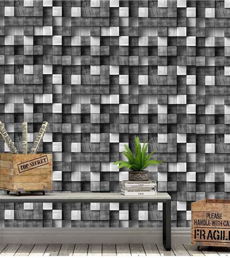 Papel De Parede Quadriculado - Papel de parede quadriculado 3D