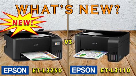 Epson L3250 Epson L3110 Specifications Comparison Youtube