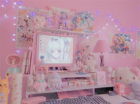 Pastel pink anime room 🌸 en 2024 | Decoración de unas, Decoración de ...