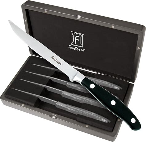 Amazon Fortessa Forged Full Tang Piece Steak Knife Set With Box