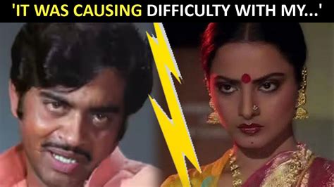 Shatrughan Sinha Reveals He Didn T Speak To Rekha For Years Youtube