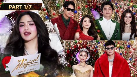 Star Magic Artists Walk Down The White Carpet Star Magical Christmas