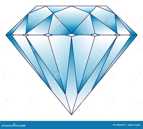 Ilustração do diamante