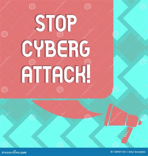 Text Sign Showing Stop Cyber Attack. Conceptual Photo Prevent Attempt