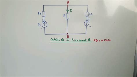 Electrocin Tique Et Calcul D Un Courant Dans Une Branche D Un Circuit