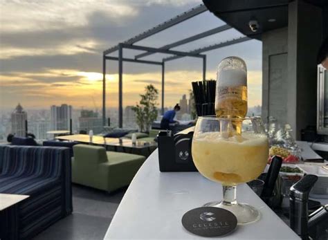 Celeste Revolving Skybar Restaurant Rooftop Bar In Phnom Penh The