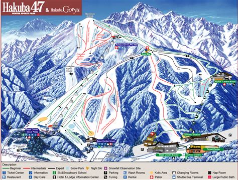 Hakuba Ski Trail Map - hakuba japan • mappery