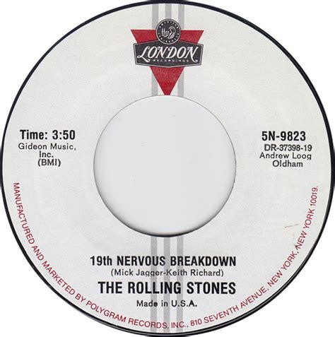 The Rolling Stones - 19th Nervous Breakdown (1986, Europadisk pressing, Vinyl) | Discogs