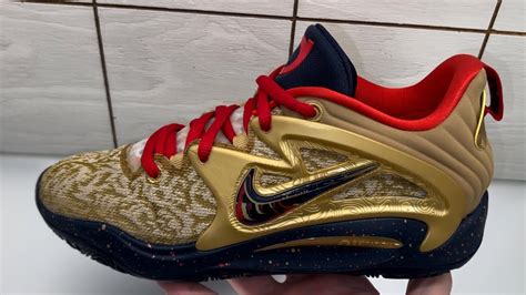 Nike KD 15 Olympics Gold Medal Basketball Shoes YouTube