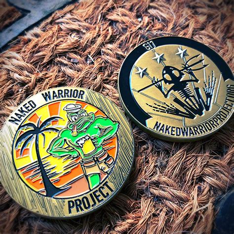 Challenge Coin Naked Warrior Project