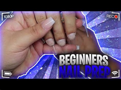 Beginner Nail Tech Tutorial How To Nail Prep Youtube