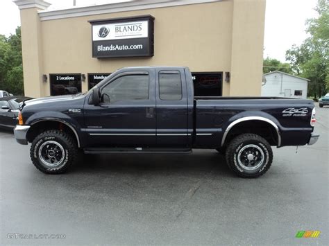 1999 Deep Wedgewood Blue Metallic Ford F250 Super Duty Xlt Extended Cab