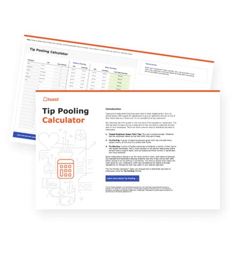 Free Tip Pooling Calculator Toast Toast Pos