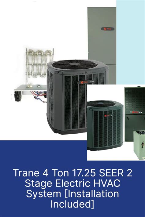 Trane Ton Seer Two Stage Heat Pump System Heat Pump System Hvac