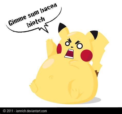 Fat Pikachu by iAmRich on DeviantArt