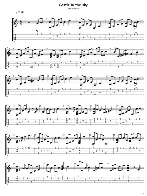 Castle In The Sky Ukulele Pdf