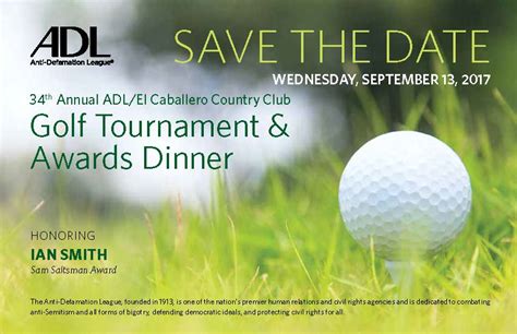 Anti-Defamation League | 2017 ADL/El Caballero Golf Tournament & Awards ...