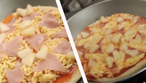 Chef en Tik Tok revela la receta para preparar una pizza al sartén como