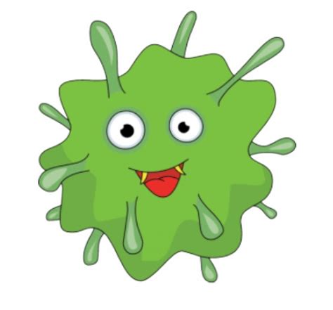 Virus Cartoon Animation Classroom Clip Art