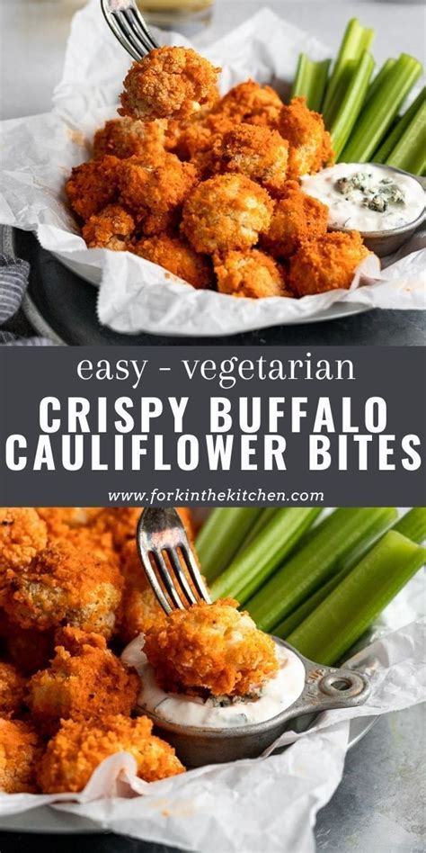 Crispy Buffalo Cauliflower Bites Artofit