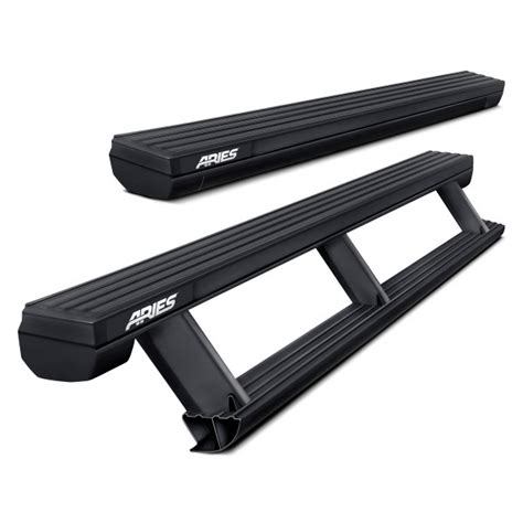 Aries® 3047902 - 3.3" ActionTrac™ Retractable Cab Length Black Running ...