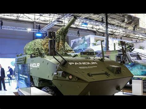 GDELS Unveils Cutting Edge Pandur EVO 120mm Self Propelled Mortar