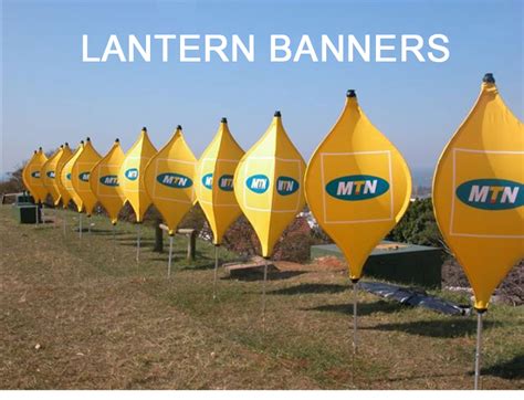 3d Sublimation Spinning Lantern Banners Pop Up Display Lantern Flags