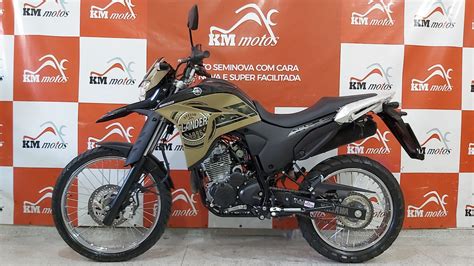 Yamaha Xtz 250 Lander 2022 Abs Bege KM Motos Sua Loja De Motos Semi