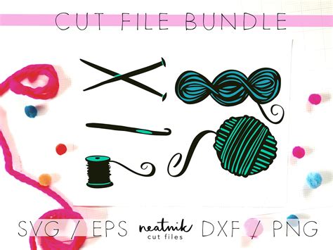 Excited To Share The Latest Addition To My Etsy Shop Yarn Svg Needles