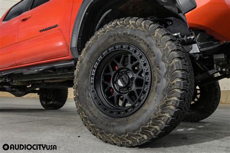 18 KMC Wheels KM549 GRS Satin Black BFGoodrich Tires All Terrain T A