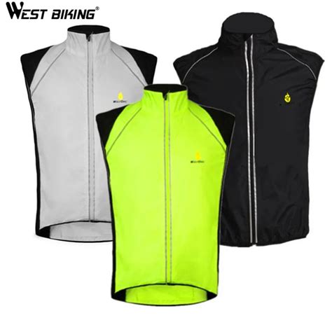 WEST BIKING 2017 Sleeveless Bike Vest Riding Motorcycle Reflective