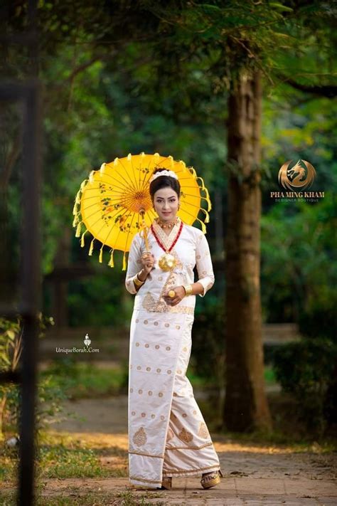 Tai Ahom Dress Traditional Indian Dress Traditional Dresses