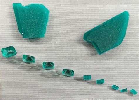 Emerald - Lab-made, Rough, Green - International Gem Society