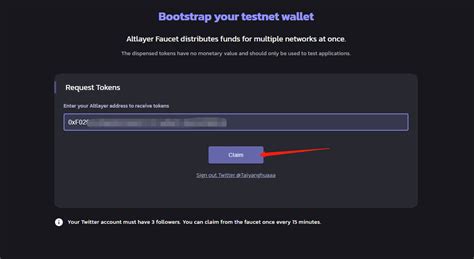 Lin Dora on Twitter 2 领取测试代币 打开下边的网站我们点击连接推特 授权下推特以后填入钱包地址点击Claim