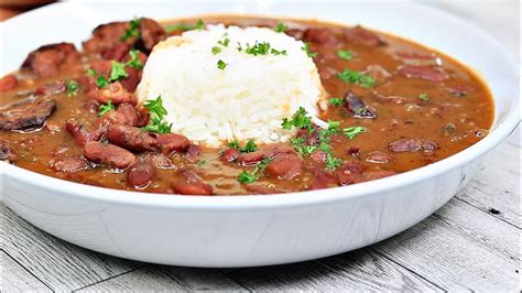 The Perfect Louisiana Style Red Beans And Rice Recipe Youtube