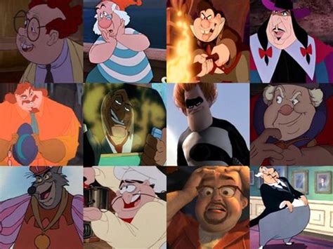 Fat Characters In Animated Disney Disney Fun Animation Fat Character