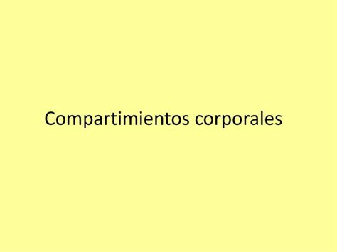 Compartimientos Corporales UDocz