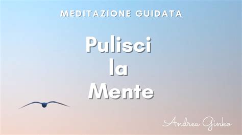 Libera La Mente Dai Pensieri Negativi Meditazione Guidata Per