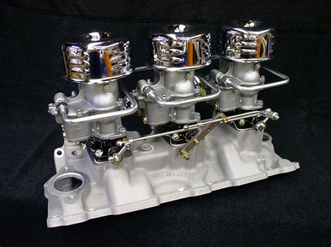 New Offenhauser X Sbc Intake Manifold Vintage Holley Ford Carbs