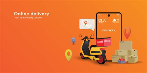 Online Delivery Banner Template On Behance