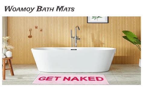 Amazon De Woamoy Get Naked Badematte Badezimmerteppiche Rutschfest