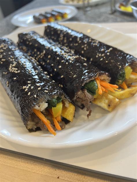 Easy Kimbap Recipe (Korean Seaweed Rice Rolls) - Olivia Yi