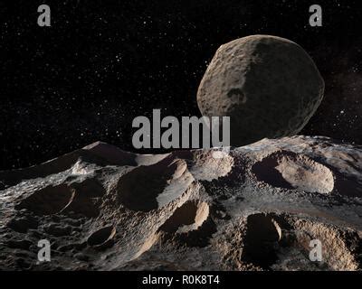 Dactyl, Moon of Asteroid Ida Stock Photo: 135019912 - Alamy