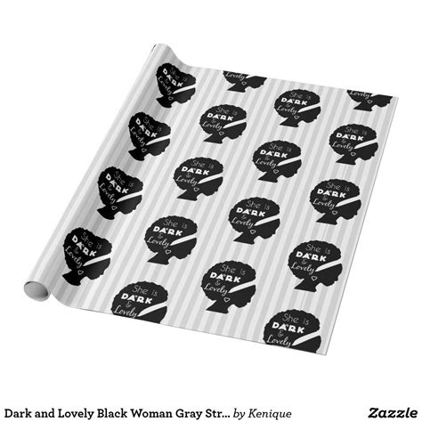 Black Woman Wrapping Paper Holidays 2022 Zazzle American Ts