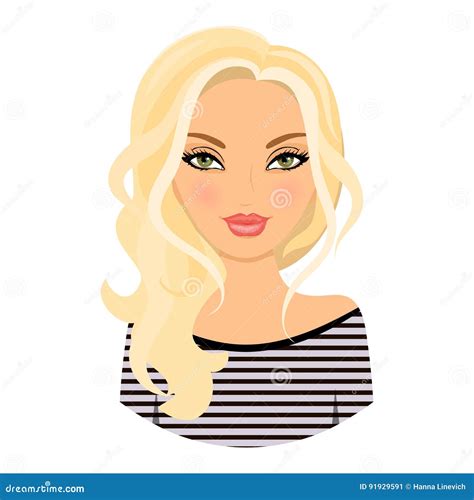 Blonde Female Avatar Icon