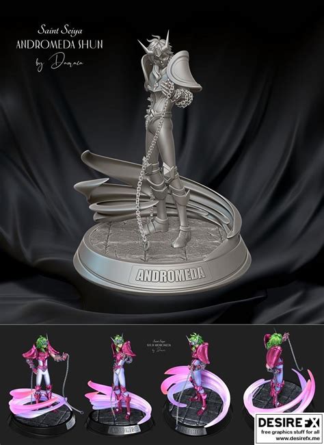 Desire FX 3d Models Saint Seiya Andromeda Shun 3D Print Model STL