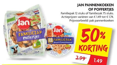 Jan Pannenkoeken Of Poffertjes Aanbieding Bij Dekamarkt